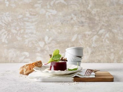 Randen-Sülzchen mit Meerrettichcreme